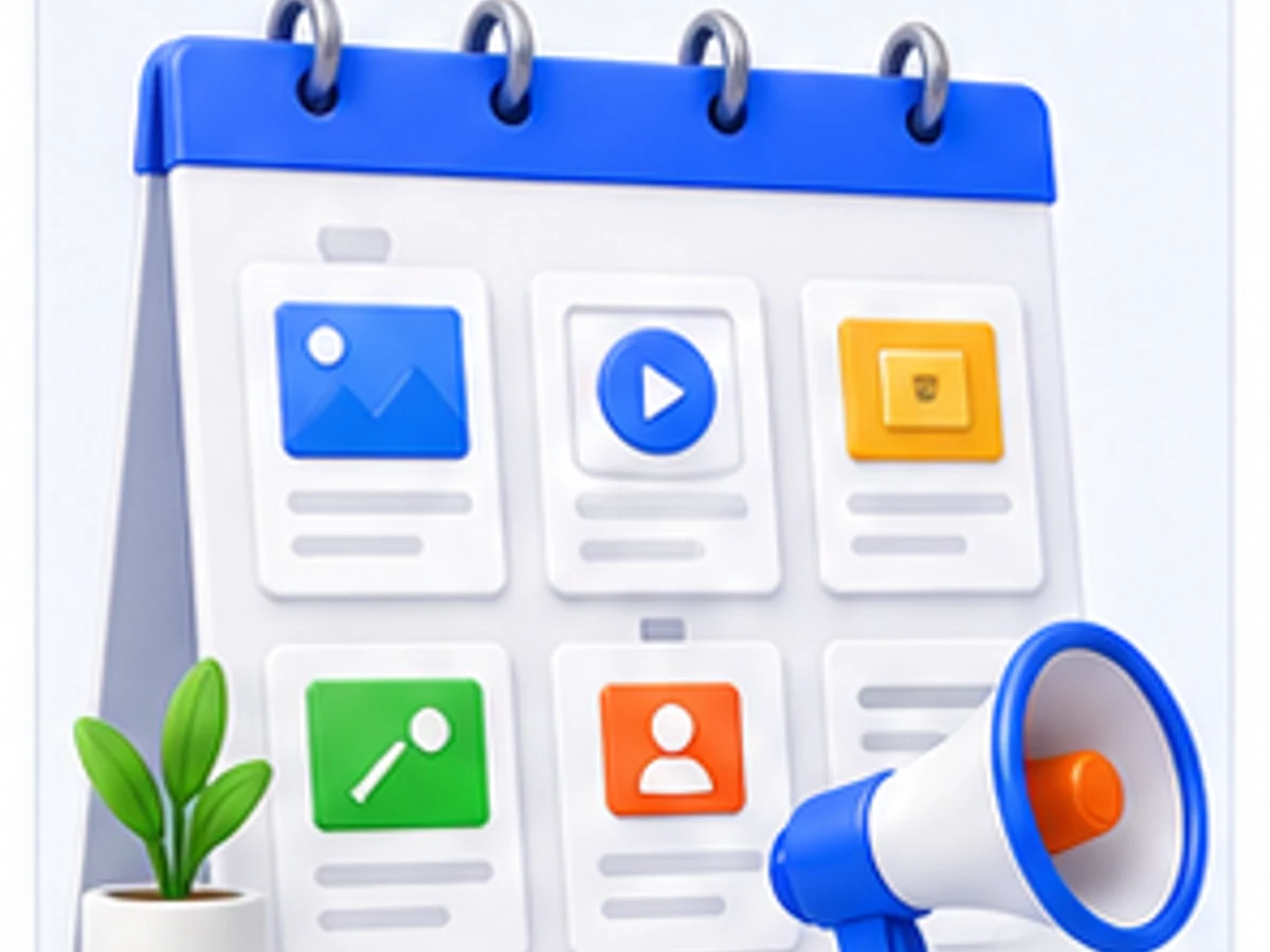 Illustration Digipure pour l article Posts Facebook, Instagram et Google : quoi publier quand on manque de temps ?
