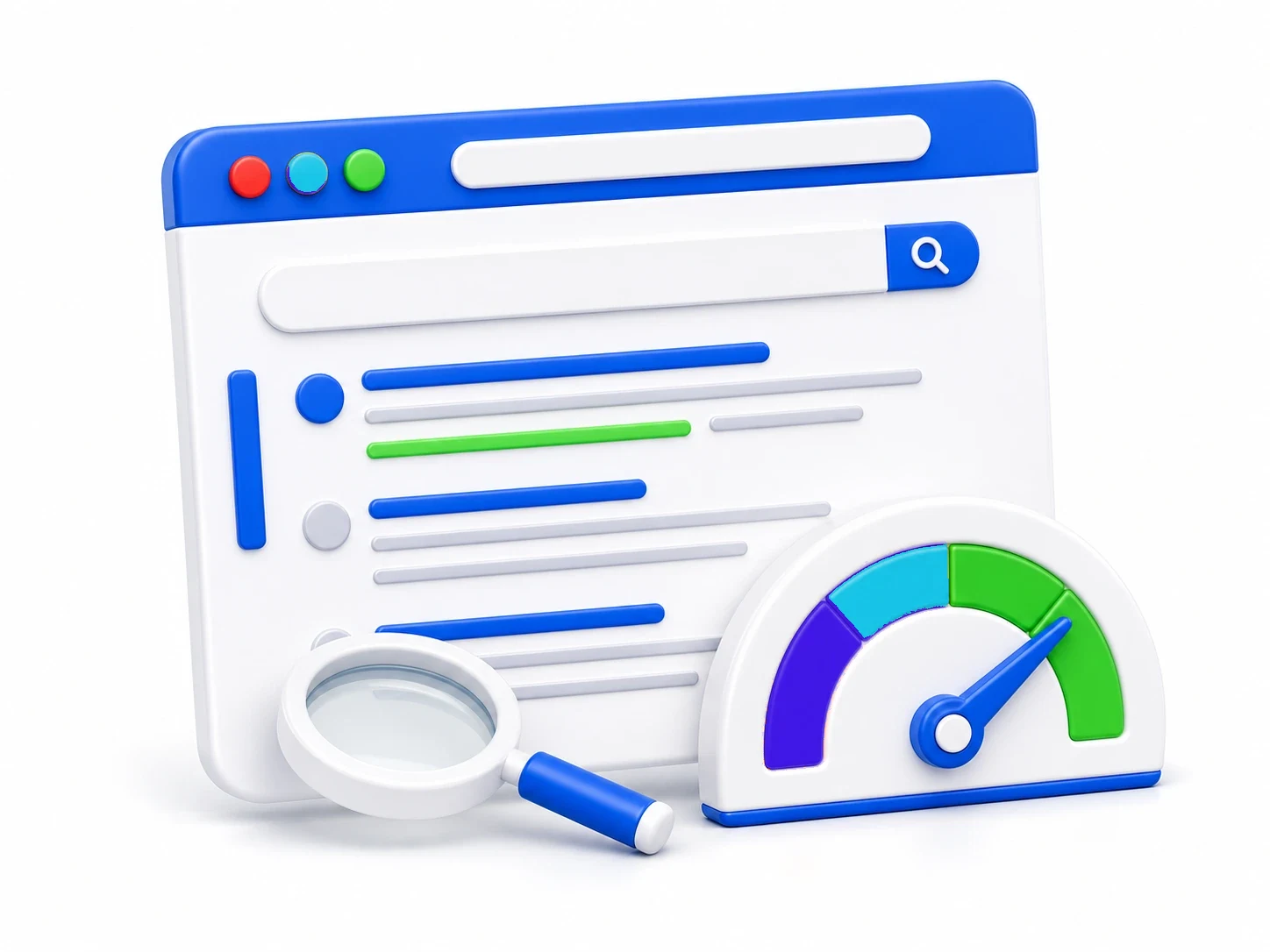 Tableau de performance 3D pour le SEO