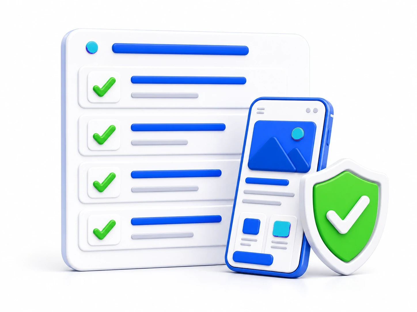 Bouclier 3D avec validation pour les tests