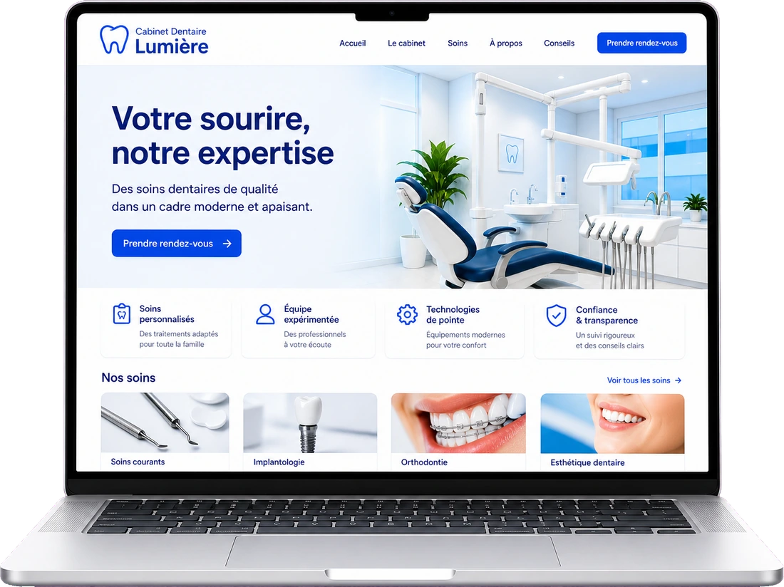 Le nouveau site sur ordinateur, tablette et smartphone